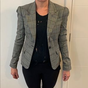 Jonathan simkhai sharp shoulder blazer